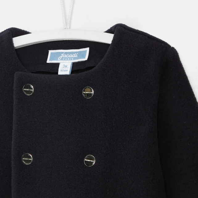 Baby boy polar fleece cardigan