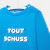 Toddler boy slogan sweatshirt