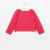 Toddler girl garter stitch cardigan