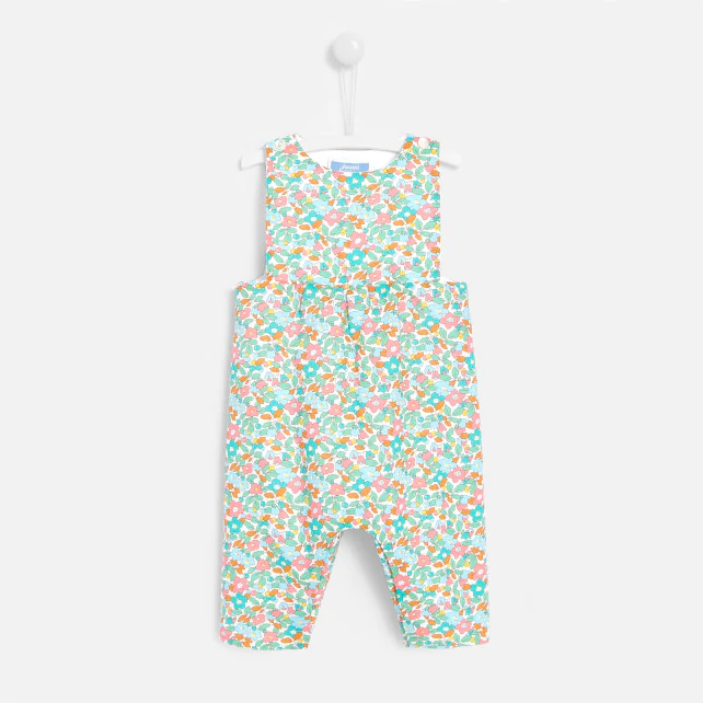 Baby girl Liberty print onesie