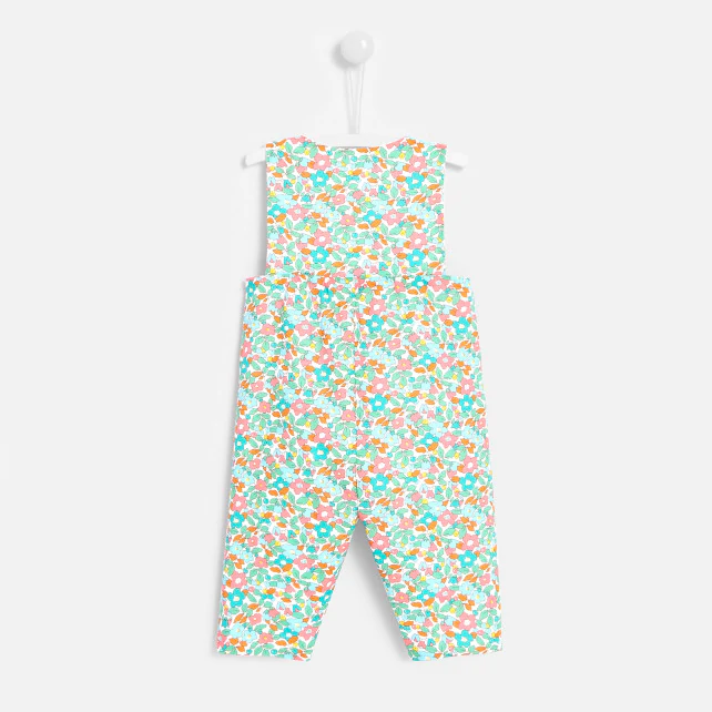 Baby girl Liberty print onesie