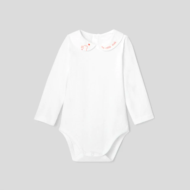 Toddler girl long-sleeved bodysuit