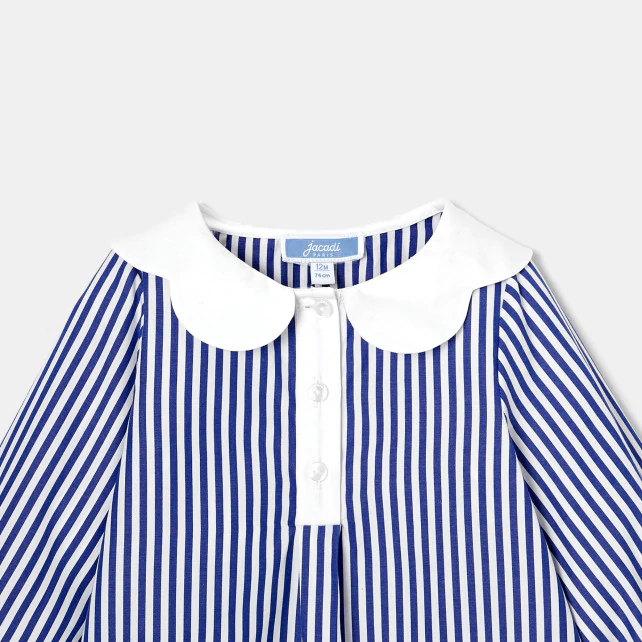 Toddler girl striped blouse