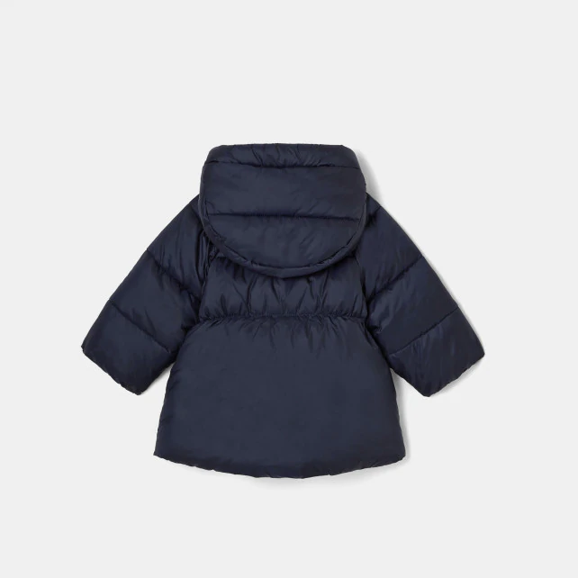 Toddler girl mid-length puffer jacket