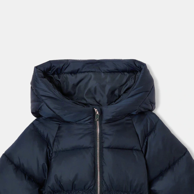 Toddler girl mid-length puffer jacket