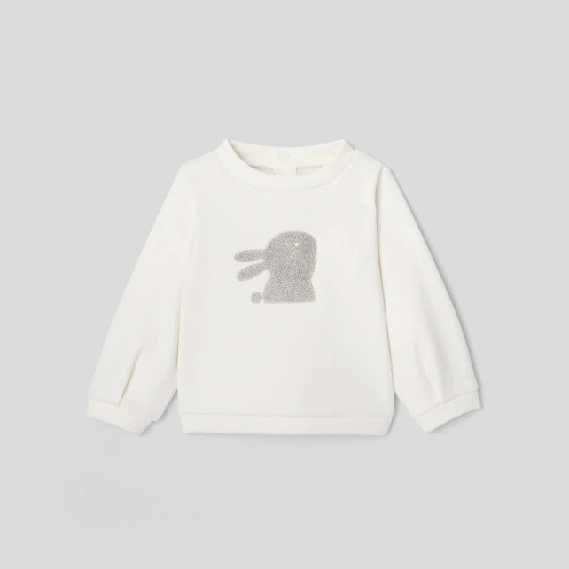 Toddler girl fleece sweatshirt