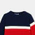 Toddler boy colour block jumper