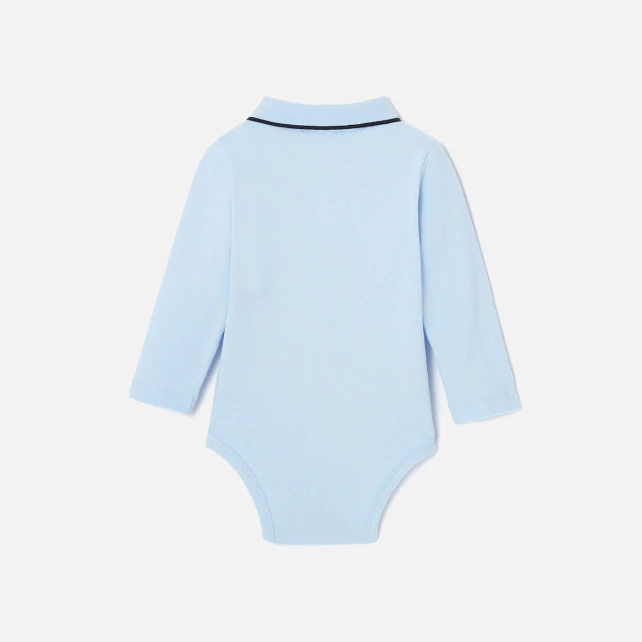 Baby boy polo shirt bodysuit