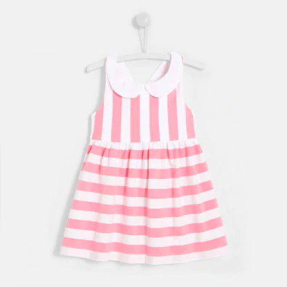 Toddler girl striped dress