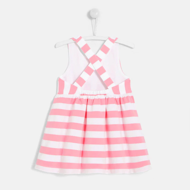 Toddler girl striped dress