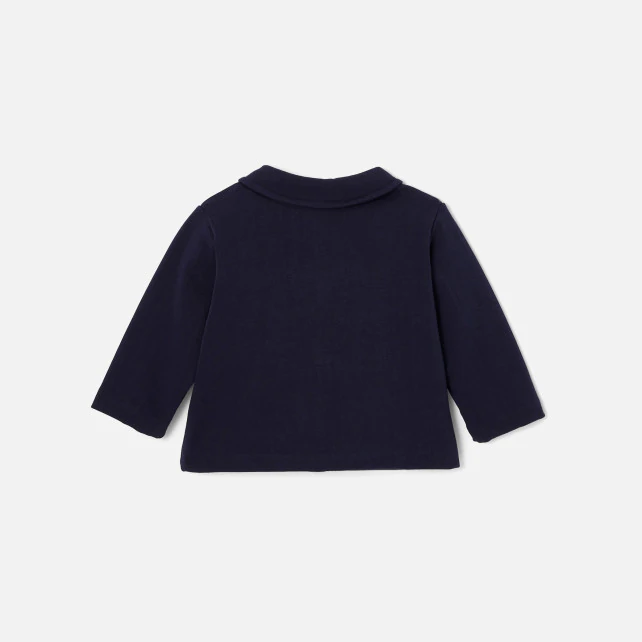 Baby boy jersey cardigan