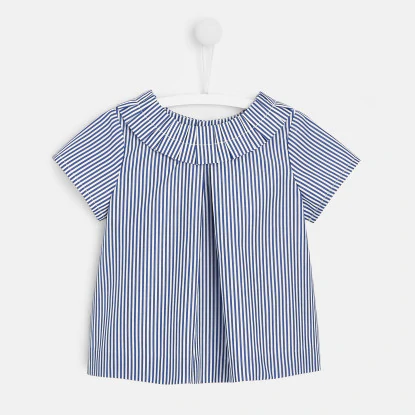 Toddler girl striped blouse