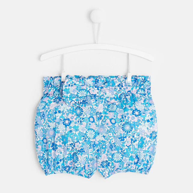 Toddler girl Liberty print shorts