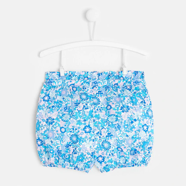 Toddler girl Liberty print shorts