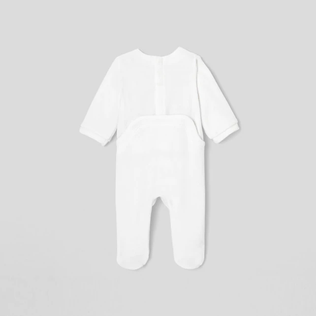 Baby girl velvet bouclette pyjamas