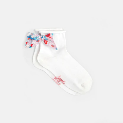 Girl socks with Liberty bow