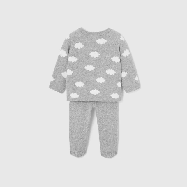 Baby boy jersey knit set