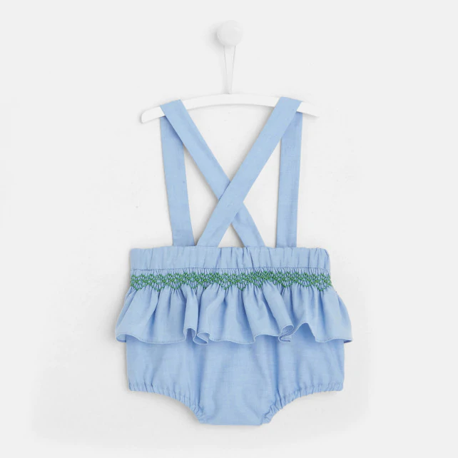 Baby girl bloomers with braces