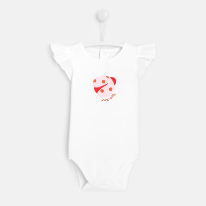 Baby girl little Ladybird bodysuit