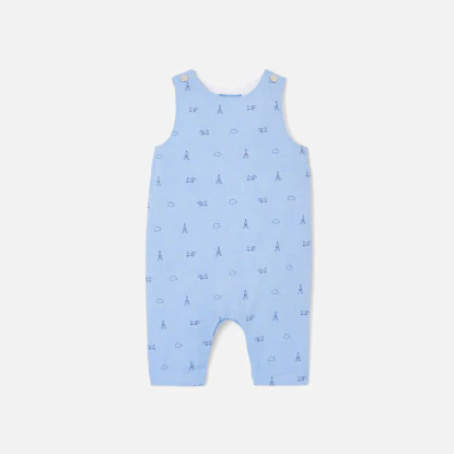 Baby boy Oxford onesie