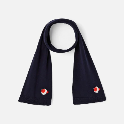 Toddler girl bird scarf