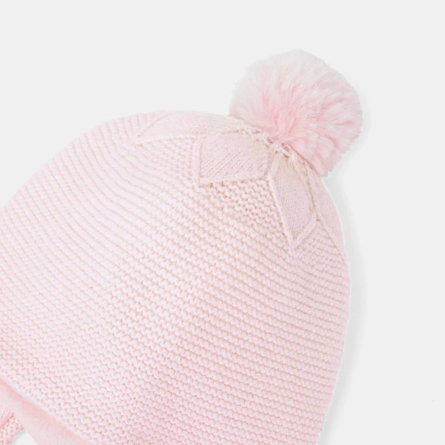 Toddler girl hat-scarf