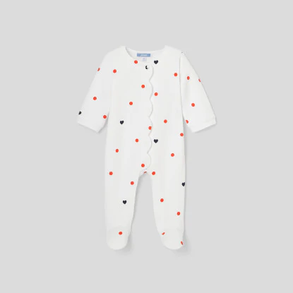 Baby girl fleece pyjamas