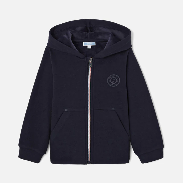 Boy zip-up sweatshirt