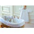 Braided palm bassinet