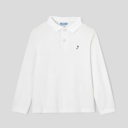 Boy long sleeve polo shirt