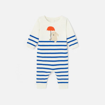 Baby boys striped onesie