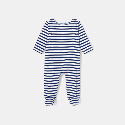 Baby boy fleece footed pyjamas