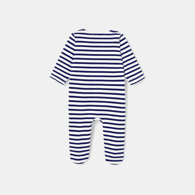 Baby boy fleece footed pyjamas