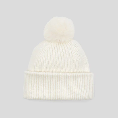 Girl ribbed knit hat