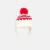 Toddler girl pompom hat