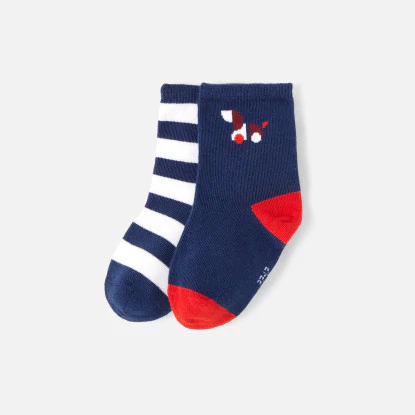 Toddler boy sock duo