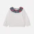 Toddler girl sweatshirt with Liberty collar