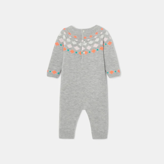 Baby girl knit onesie