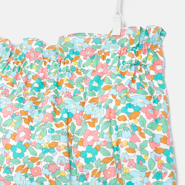 Baby girl Liberty print nappy cover