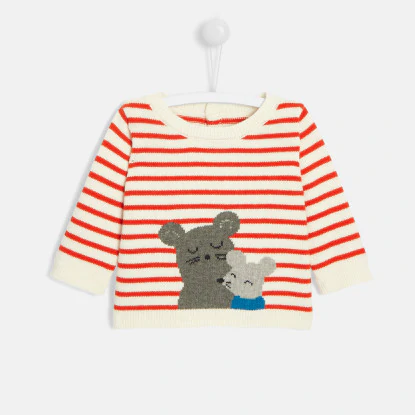 Baby boy striped jumper