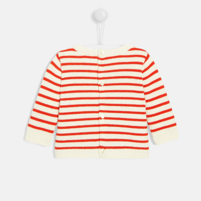 Baby boy striped jumper