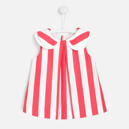 Toddler girl striped blouse