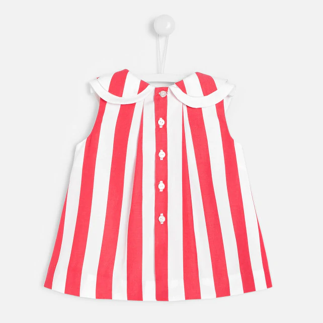 Toddler girl striped blouse