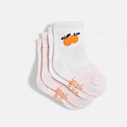 Baby girl sock duo