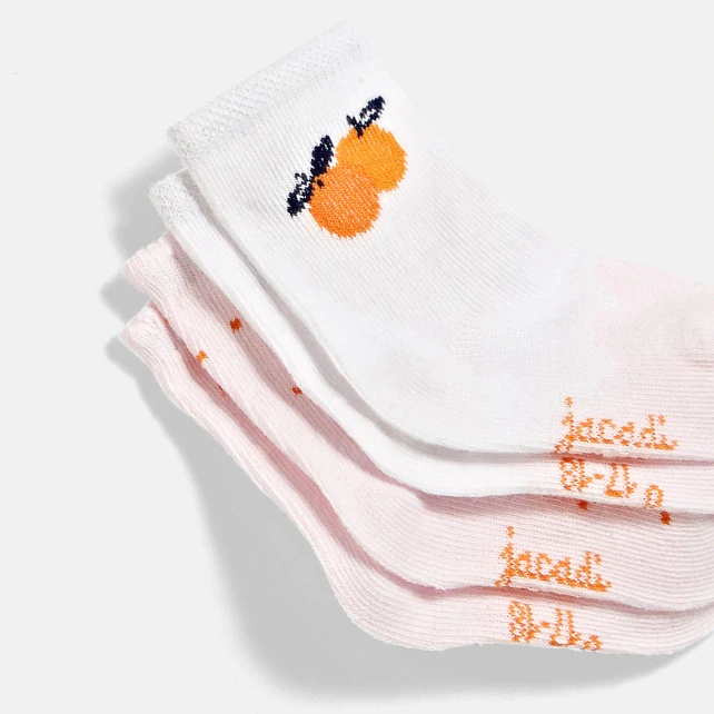 Baby girl sock duo