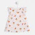 Baby girl dress with clementine motif