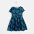 Girl jacquard bow dress