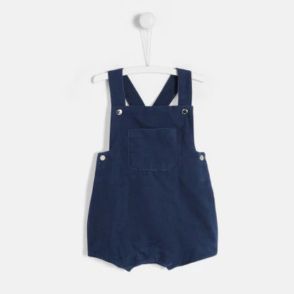 Baby boy short dungarees