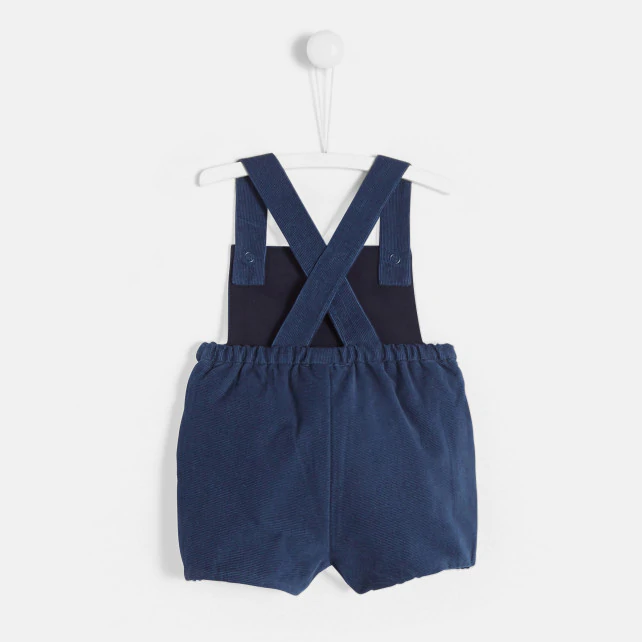 Baby boy short dungarees