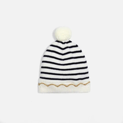 Baby girl sailor-inspired cap